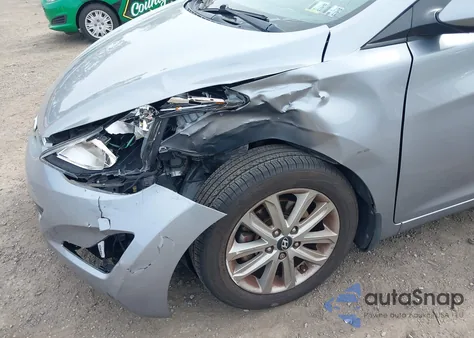 2016 Hyundai Elantra Se from USA, damaged, VIN 5NPDH4AE4GH660132